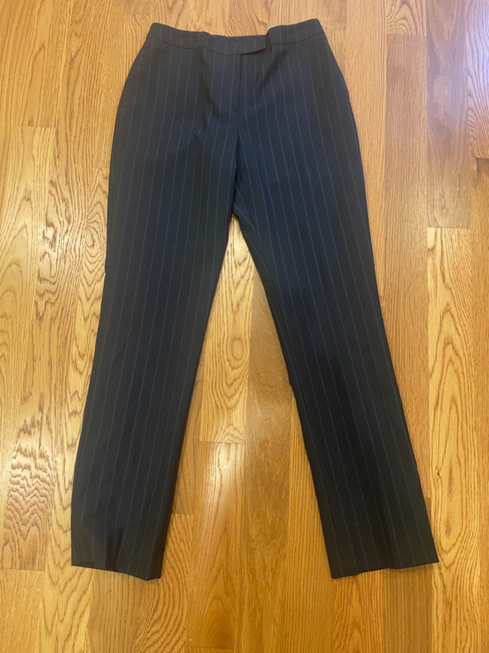 Anne Klein Black Pinstripe Fully Lined Dress Pants size4 (OL2)